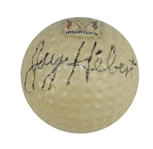  U.S. Team Captain Jay Hebert Signed Vintage 1971 Ryder Cup Logo Golf Ball JSA COA