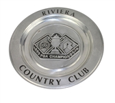1983 PGA Championship at Riviera Commemorative Pewter Plate-Hal Sutton Champion