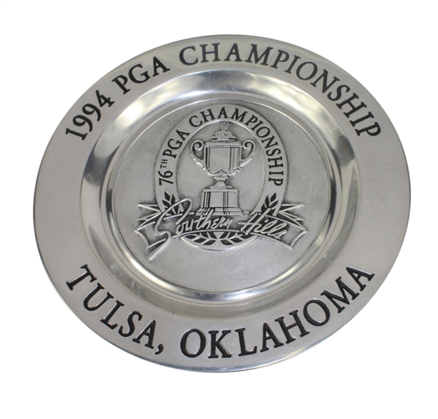 1994 PGA Championship at Southern Hills Commemorative Pewter Plate-Nick Price Win