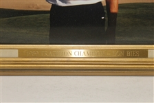Don Bies Signed Tradition Champion Trophy Shot 11x14 Framed Photo JSA COA