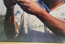 Lee Trevino Signed 1992 Tradition Champion Trophy Shot 11x14 Framed Photo JSA COA