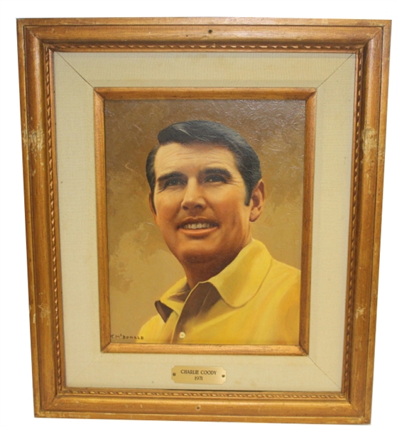 Charles Coody Original Oil Painting Hung at Green Jacket Restaurant In Augusta