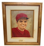 Bob Goalby Original Oil Painting Hung at Green Jacket Restaurant In Augusta