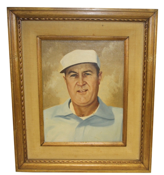 Herman Keiser Original Oil Painting Hung at Green Jacket Restaurant In Augusta