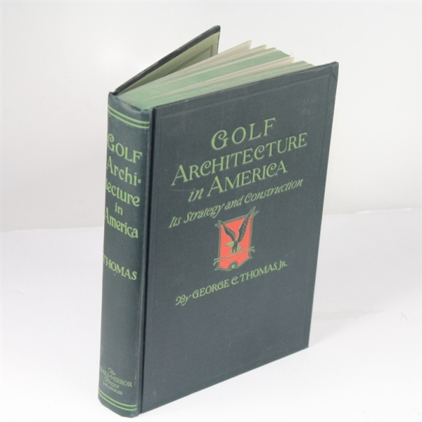 1927 Book Golf Architecture In America by George C. Thomas Jr.