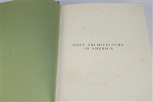 1927 Book 'Golf Architecture In America' by George C. Thomas Jr.