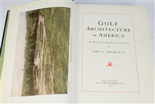 1927 Book 'Golf Architecture In America' by George C. Thomas Jr.