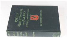 1927 Book 'Golf Architecture In America' by George C. Thomas Jr.