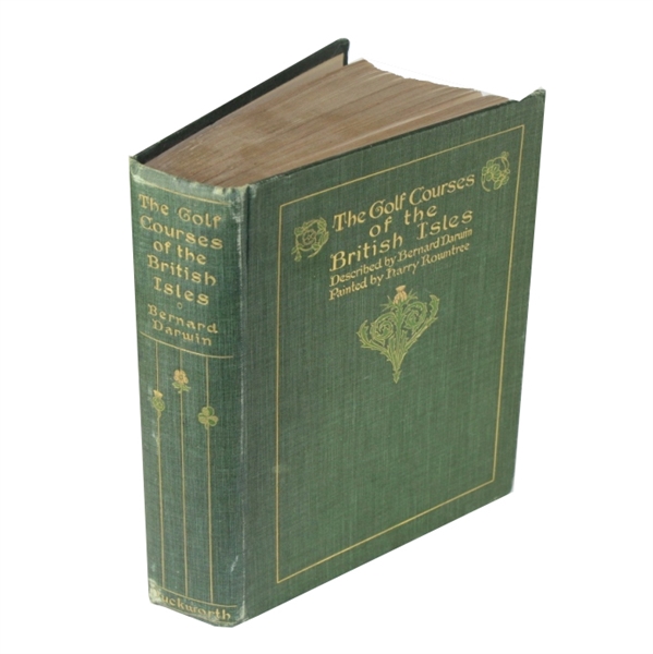  The Golf Courses of British Isles Book by Bernard Darwin - 1910 - First Edition