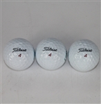 Lot of Three Masters Logo Golf Balls :  Augusta National Members  Logo 