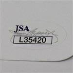 Phil Mickelson Signed Augusta National Scorecard JSA #L35420