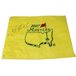 Vijay Singh Signed Masters 2007 Embroidered Flag JSA COA