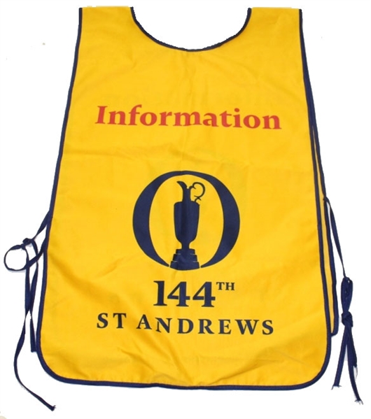 2015 Open Championship at St. Andrews Worker Caddy Bib