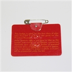 1972 Masters Tournament Badge - #15101 - Jack Nicklaus Winner