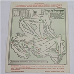 1952 Masters Saturday Pairing Sheet - Sam Snead Winner