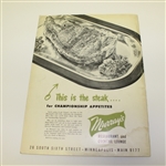 1950 US Amateur at Minneapolis GC Program - Sam Urzetta Winner
