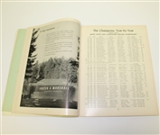 1952 US Amateur at Seattle CC Program with America's Cup Match Sheet - Jack Westland Winner