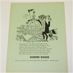 1952 US Amateur at Seattle CC Program with America's Cup Match Sheet - Jack Westland Winner