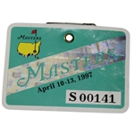 1997 Masters Tournament Badge - #S00141 - Tiger Woods Winner