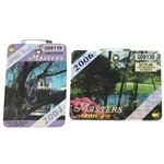 2004 & 2006 Masters Tournament Badges - Phil Mickelson Winner