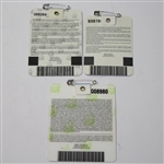 2000, 2003, & 2007 Masters Tournament Badges - Singh, Weir, and Johnson