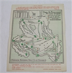 1953 Masters Friday Pairing Sheet - Ben Hogan Winner