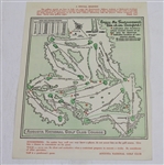 1955 Masters Saturday Pairing Sheet - Cary Middlecoff Winner