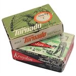 Lot of 14 Signed Tommy Bolt Kroydon and Torpedo Personal Model Golf Balls with Boxes 