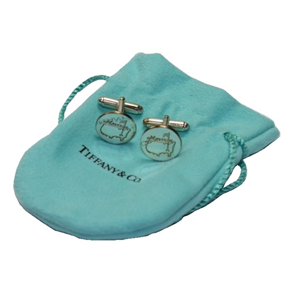 Masters Sterling Silver Tiffany Cuff Links