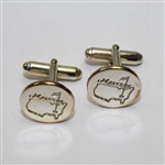 Masters Sterling Silver Tiffany Cuff Links