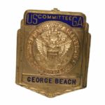 1963 USGA Green Section Committe Invite with Pin