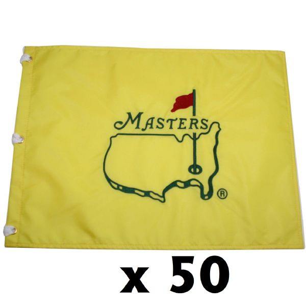 Box of 50 Undated Masters flags VERY DIFFICULT to find
