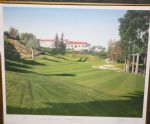 Steve Elkington Signed PGA Champ. Riviera 18th Hole Framed Baxter Print Ltd Ed 463/850 