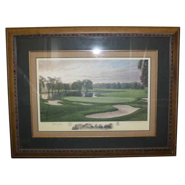 Steve Jones Signed 1996 US Open 16th Hole @ Oakland Hills Ltd Ed Hartough  Print 396/850