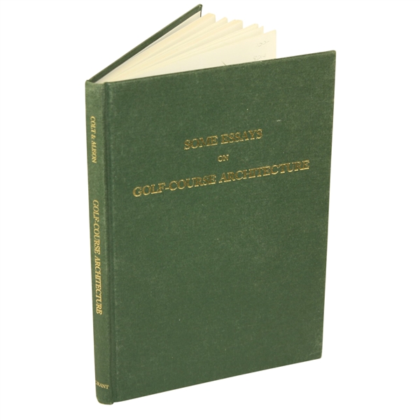 Unnumbered LTD Ed Publishers Copy of Some Essays on Golf-Course Architecture by Colt & Alison
