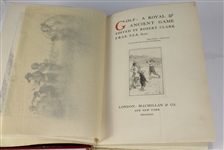 1899 Book 'Golf: A Royal and Ancient Game' Edited by Robert Clark