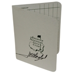 Jose Maria Olazabal Signed Augusta National Scorecard JSA ALOA