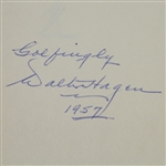 'The Walter Hagen Story' Book by Walter Hagen -First Edition  Signed by Walter Hagen 