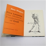 Ben Hogan Signed Book 'Five Lessons: The Modern Fundamentals of Gol-First Edition-JSA COA