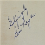 Ben Hogan Signed 'Power Golf' Book - 1948 JSA COA