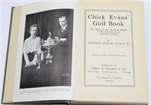 'Golf Book' by Chick Evans - 1921 - First Edition