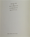 'Golf Book' by Chick Evans - 1921 - First Edition
