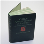 1927 Book 'Golf Architecture In America' by George C. Thomas Jr.