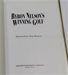 Byron Nelson Signed Book 'Byron Nelson's Winning Golf' JSA COA