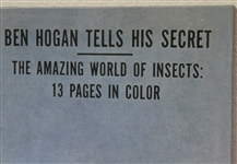 Reproduced Ben Hogan 1955 LIFE Magazine Cover OVERSIZE Display Format - 30 x 40