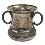 1900 Louisville Golf Club Mens Handicap Silver Plated Winner Trophy
