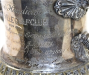 1900 Louisville Golf Club Men's Handicap Silver Plated Winner Trophy