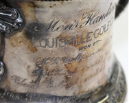 1900 Louisville Golf Club Men's Handicap Silver Plated Winner Trophy