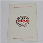 Jack Nicklaus Signed 1963 PGA Champ. @ Dallas A.C.-Media Guide (3rd Major) SELDOM SEEN!
