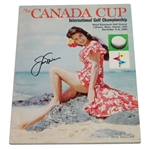 Jack Nicklaus Signed 1964 Canada Cup Championship Program JSA COA